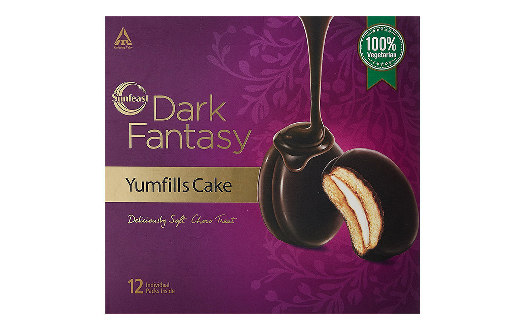 Sunfeast Dark Fantasy Yumfills Cake   Box  276 grams